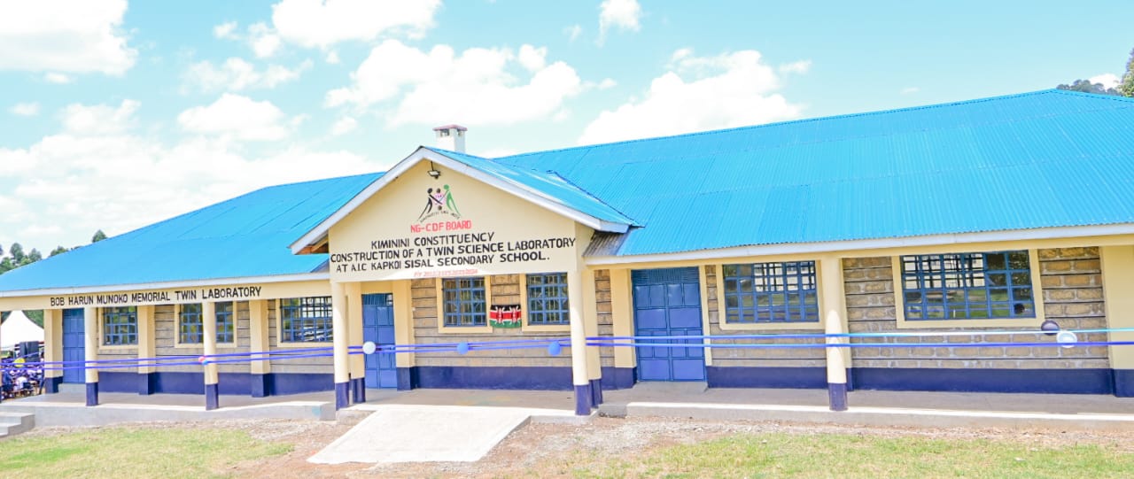 Newly commissioned Twin Lab- AIC Kapkoi Sec School